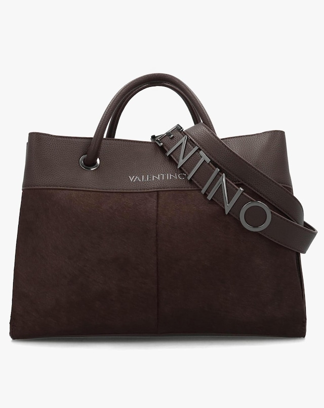 Valentino Bags Alexia Winter Brown Shopper Bag
