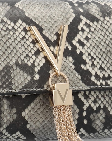 Valentino Bags Divina Winter Reptile Shoulder Bag