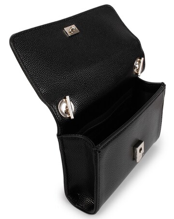 Valentino Bags Divina Black Pebbled Shoulder Bag