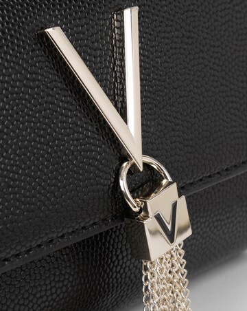 Valentino Bags Divina Black Pebbled Shoulder Bag