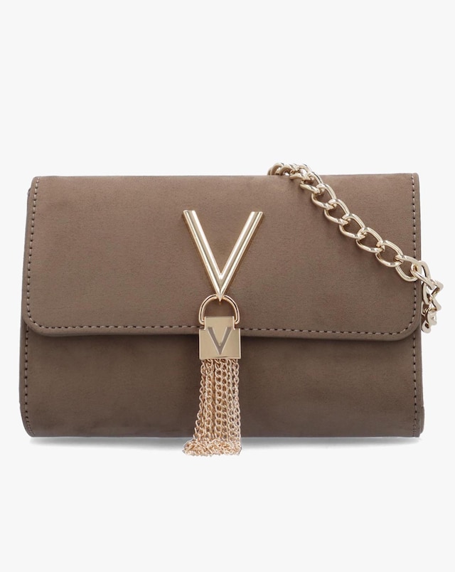 Valentino Bags Divina Winter Taupe Shoulder Bag
