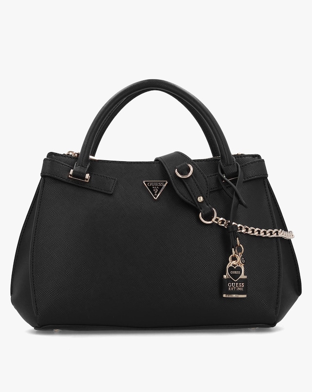 Guess Serenova Girlfriend Black Satchel Bag
