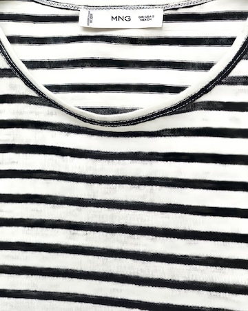 Mango 100% Linen T-shirt