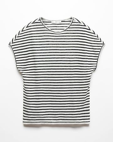 Mango 100% Linen T-shirt