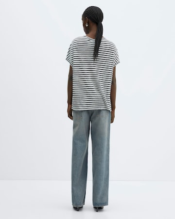 Mango 100% Linen T-shirt