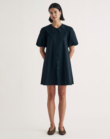 Nobody's Child Black Bridget Embroidered Mini Dress