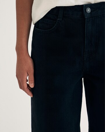 NOBODY'S CHILD Black Denim Wide Leg Jean