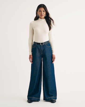 Nobody's Child Roll-Neck Jersey Top