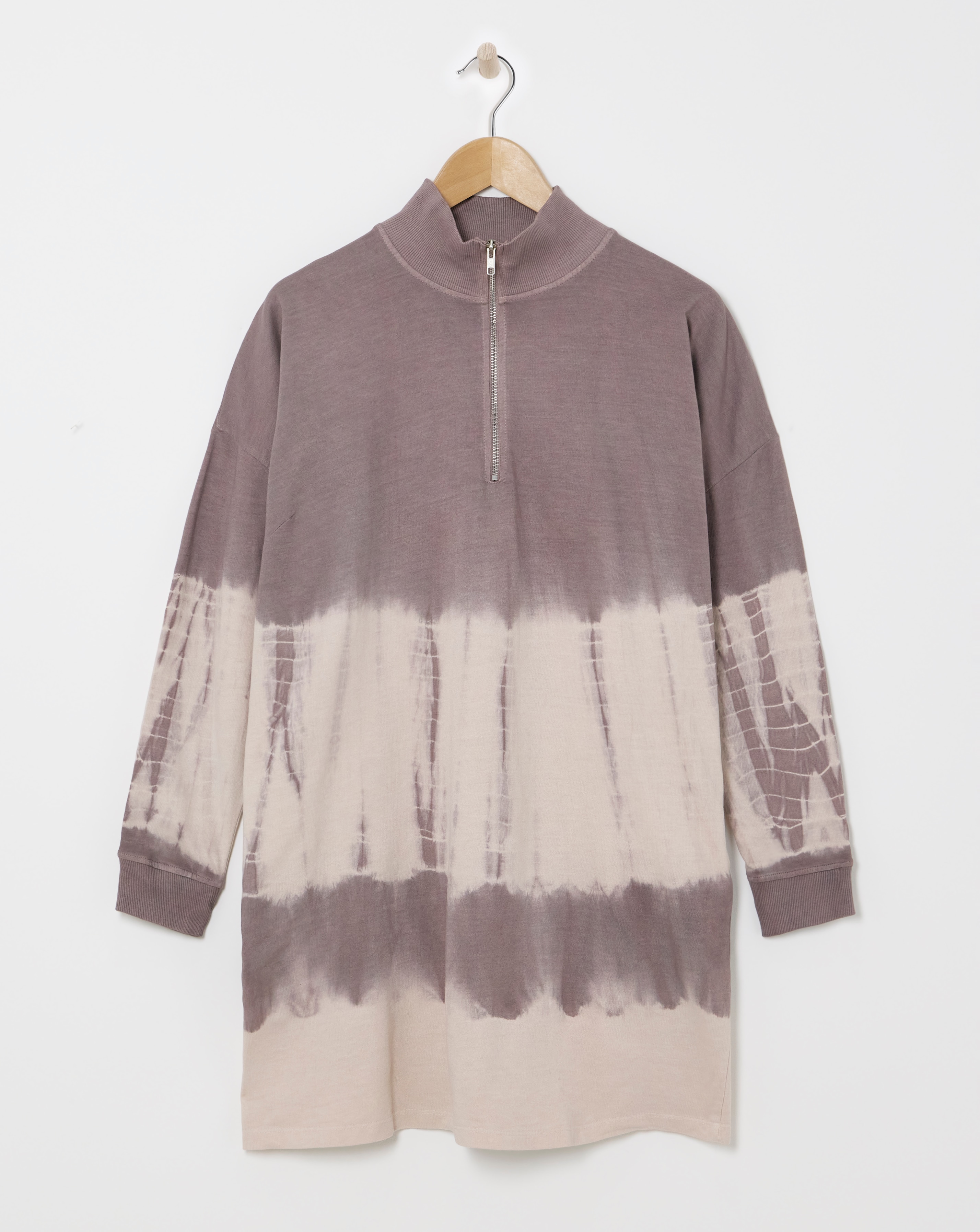 Religion Tie Dye Zip Jersey Dress