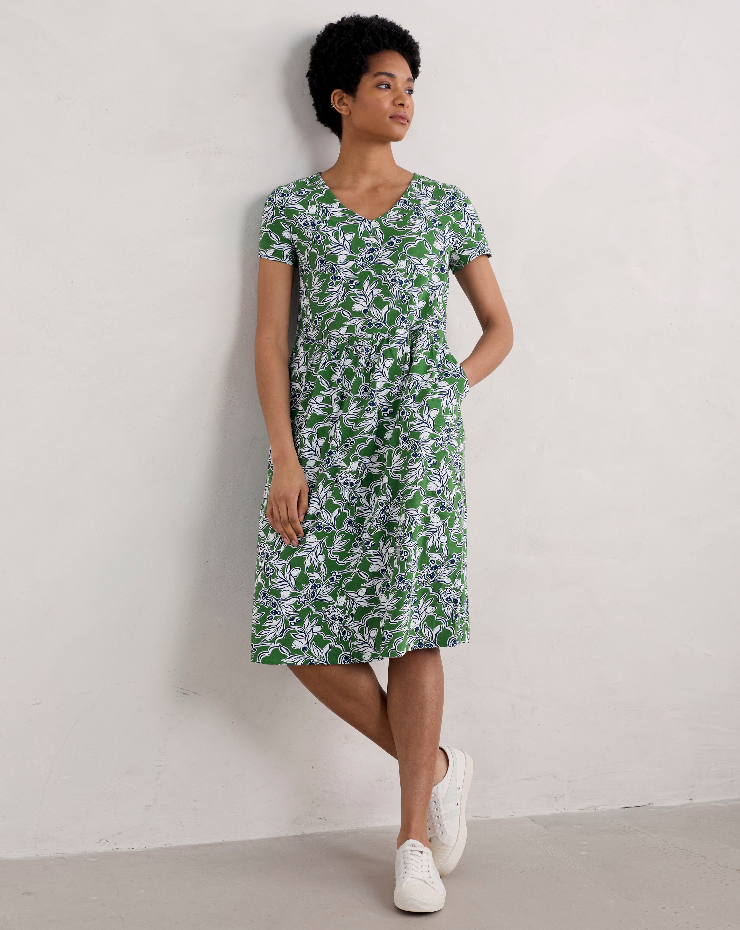 Seasalt Brush Drawstring Dress