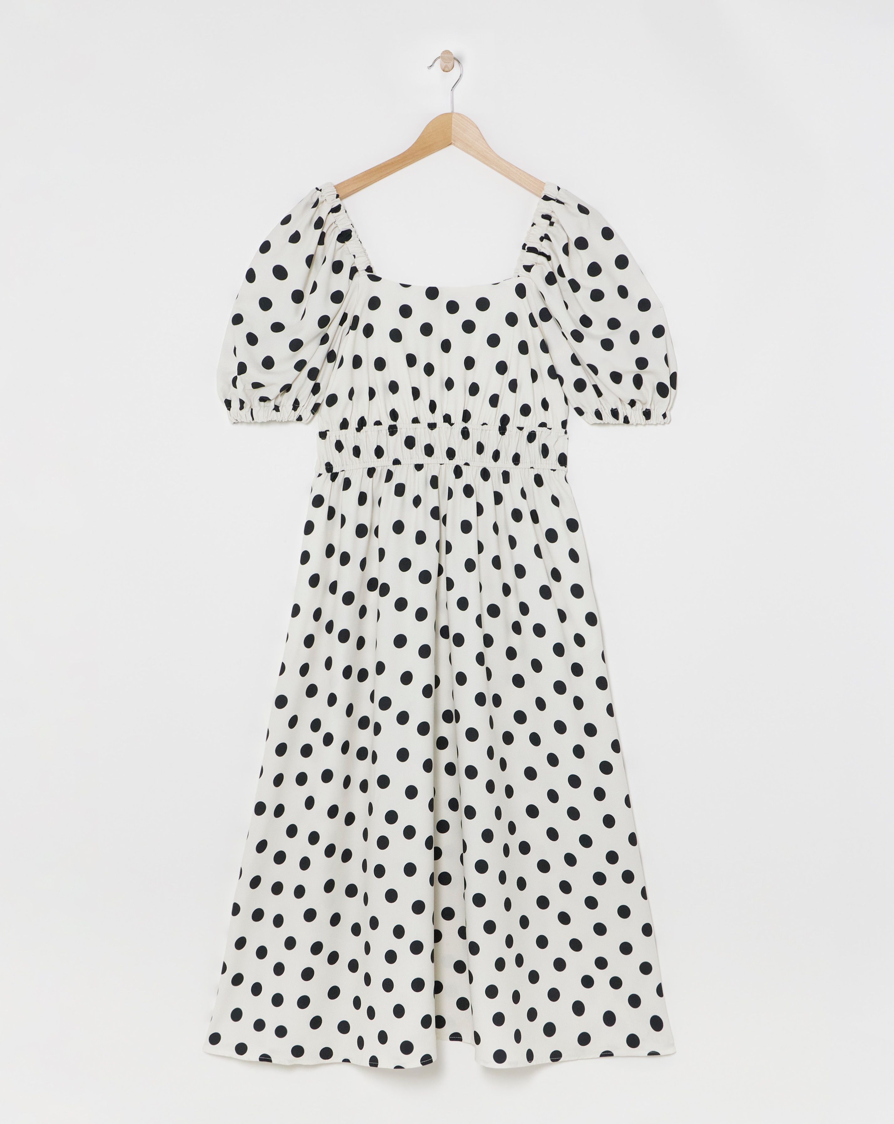 Flounce London Spotted Midaxi Dress