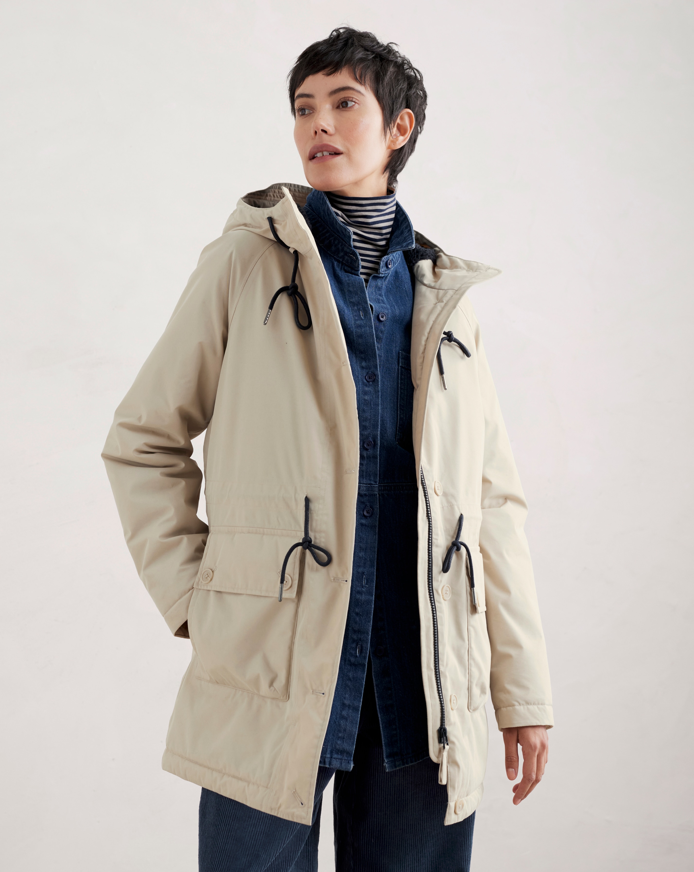 Seasalt Cliff Castle Waterproof Coat