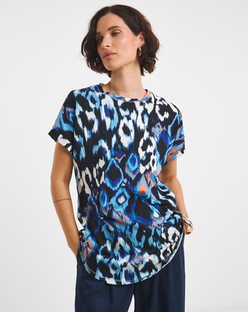 2 Pack Curved Hem Longline Top