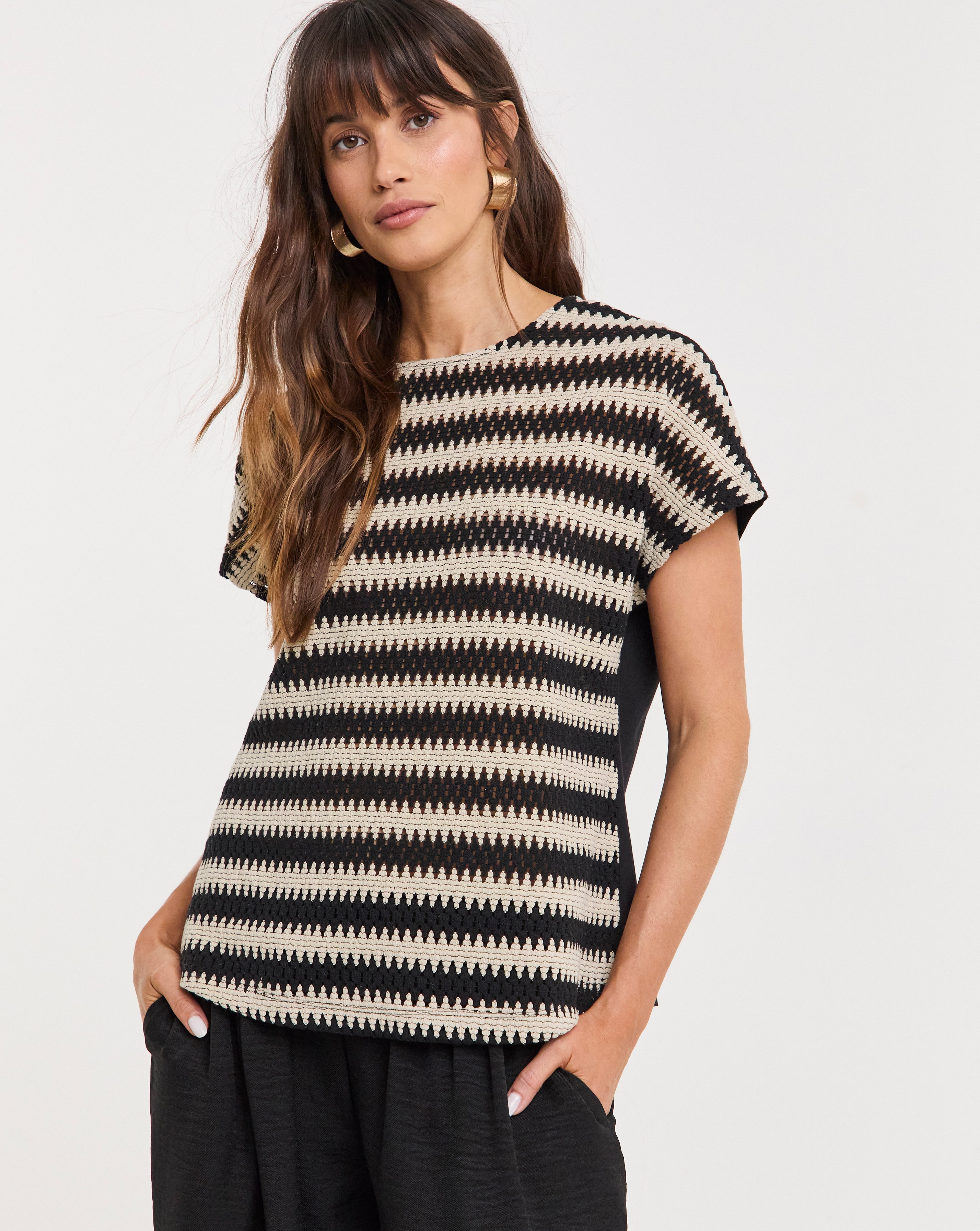 Mono Open Stitch T-Shirt