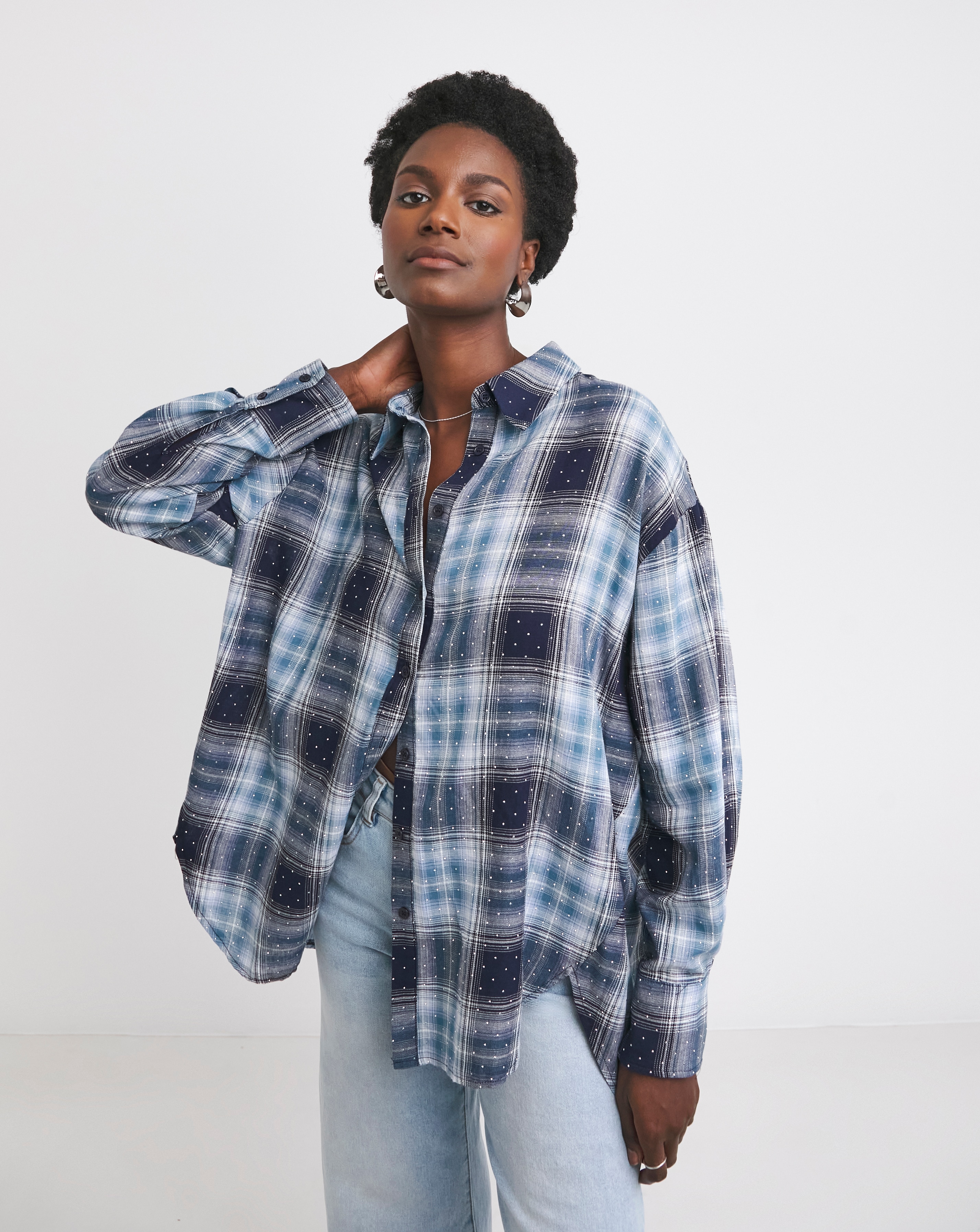 Diamante Extreme Oversized Shirt