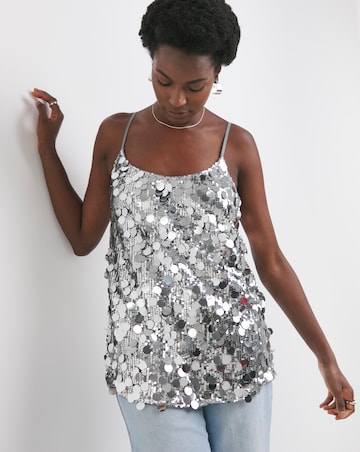 Sequin Cami Top