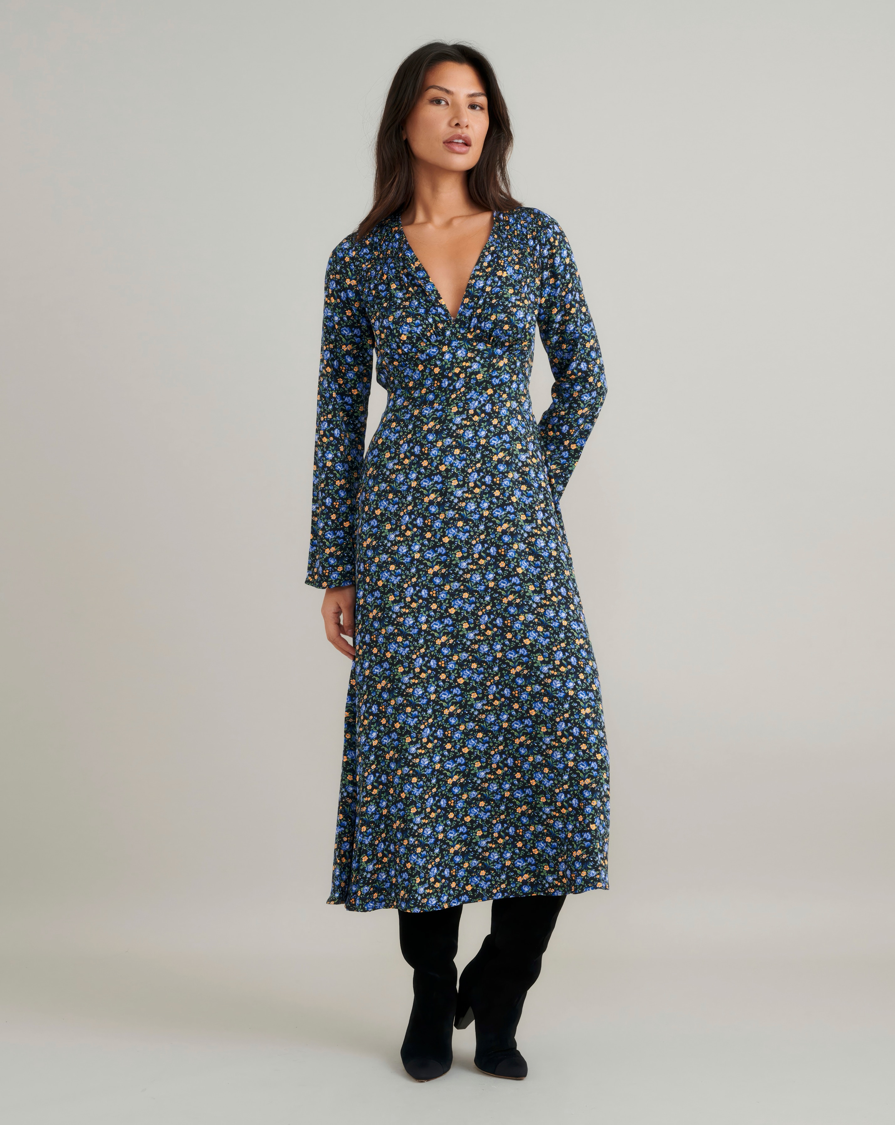 Nobody's Child Midi Dress Ditsy Floral