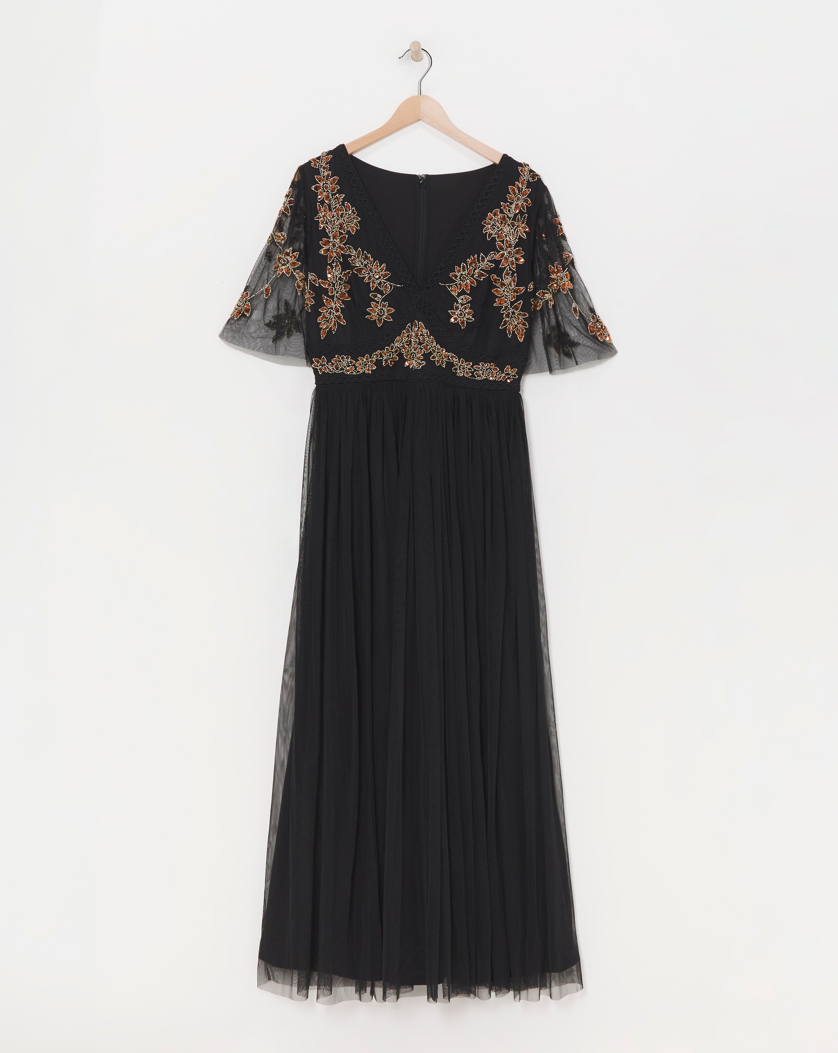 Maya Contrast Maxi Dress