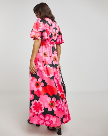 Twisted Wunder Grace Flower Maxi Dress