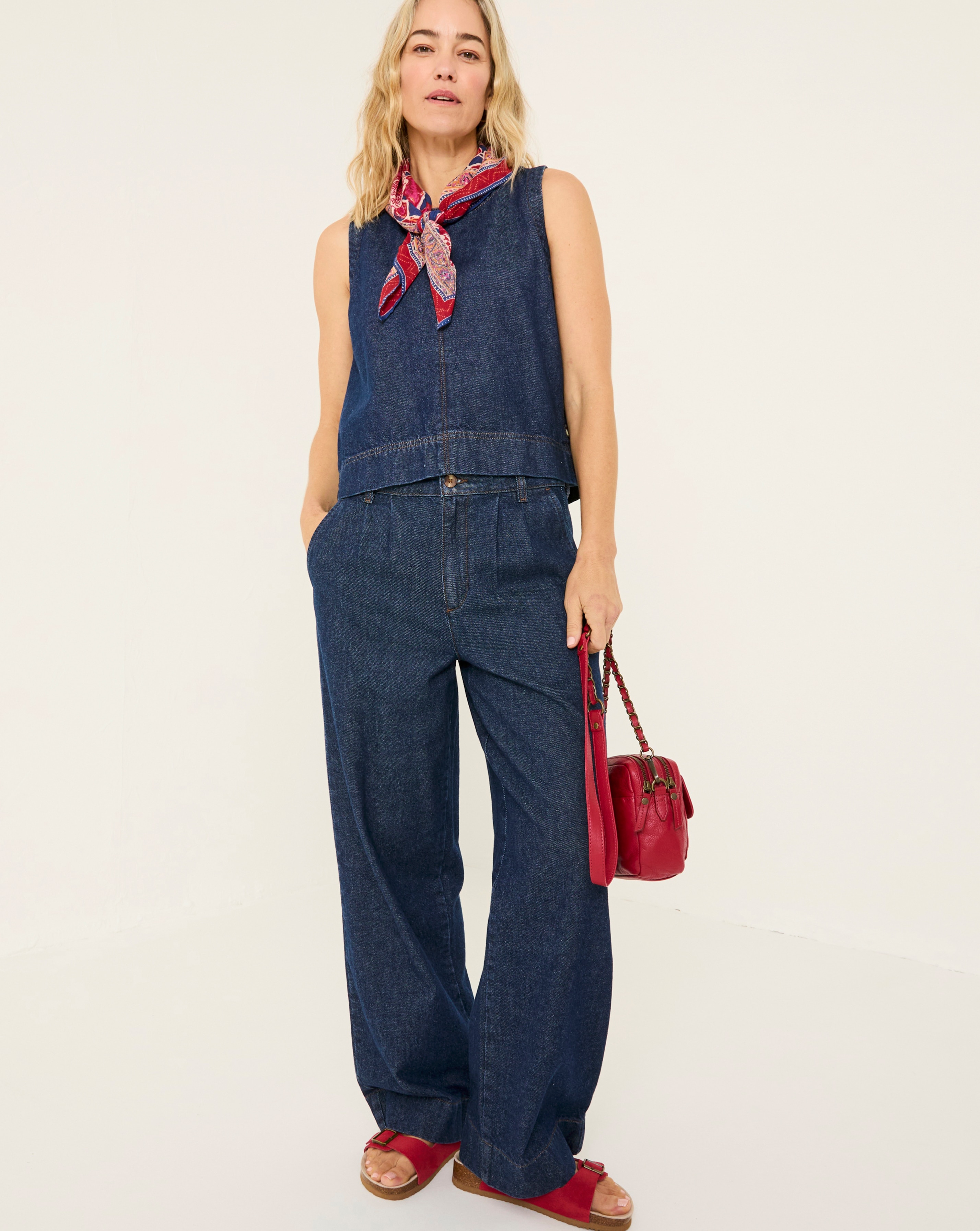 Fatface Wide Leg Jeans