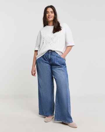 Native Youth Crochet Panel T-Shirt