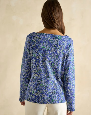 Joules Printed Harbour Top