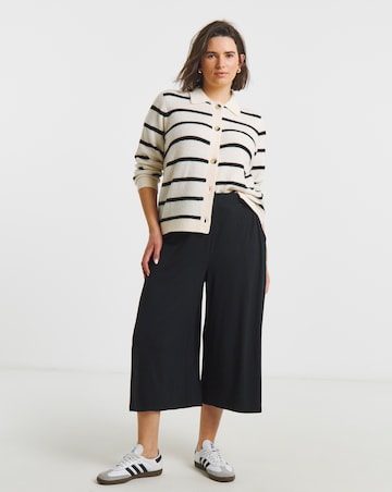 Black Wide Leg Culottes