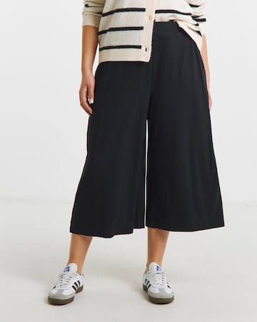 Black Wide Leg Culottes