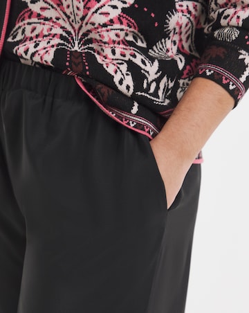 Palm Printed Palazzo Trousers