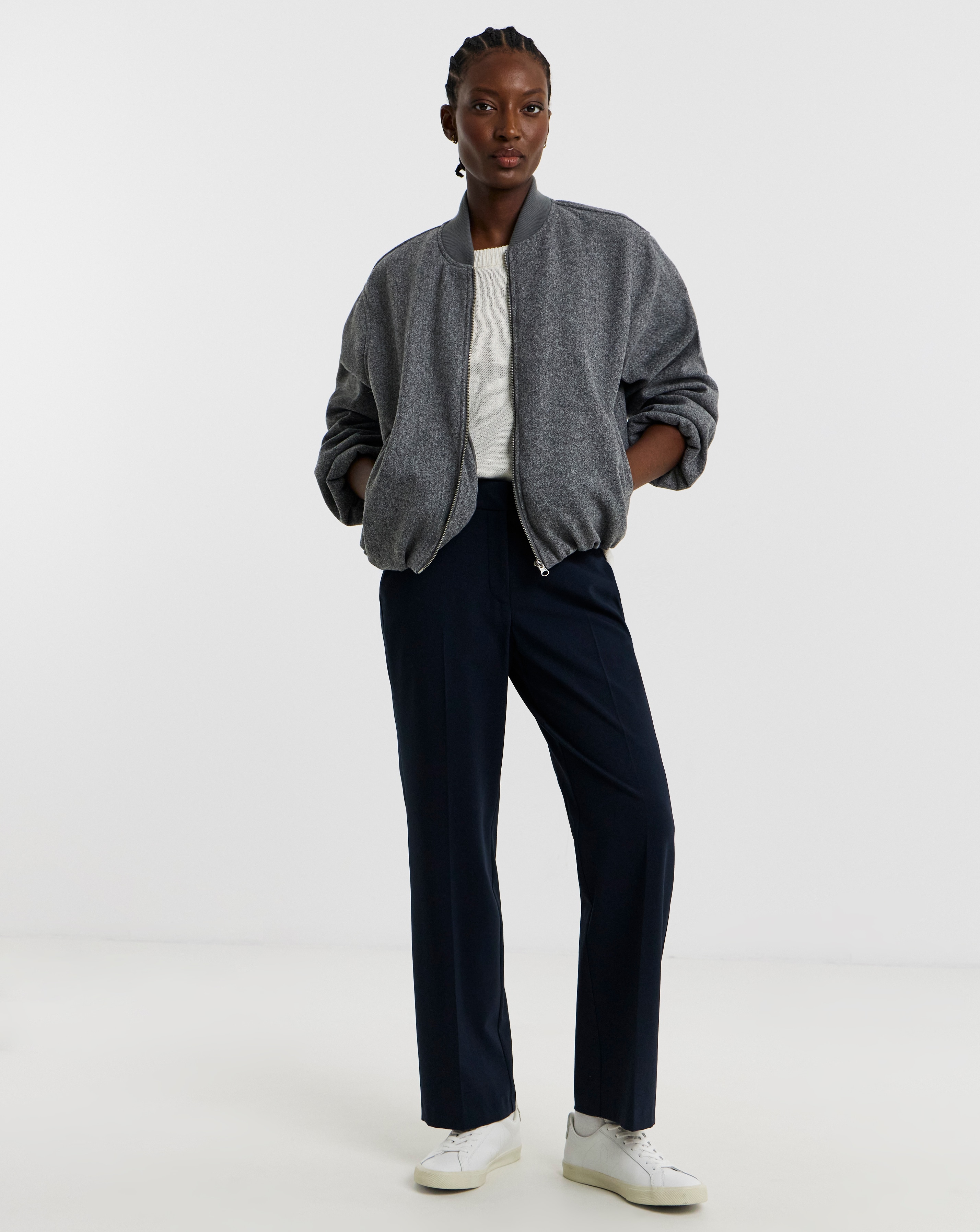 Straight Leg Trousers