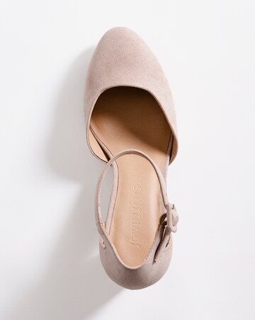 Heeled Shoe With Ankle Strap EEE Fit