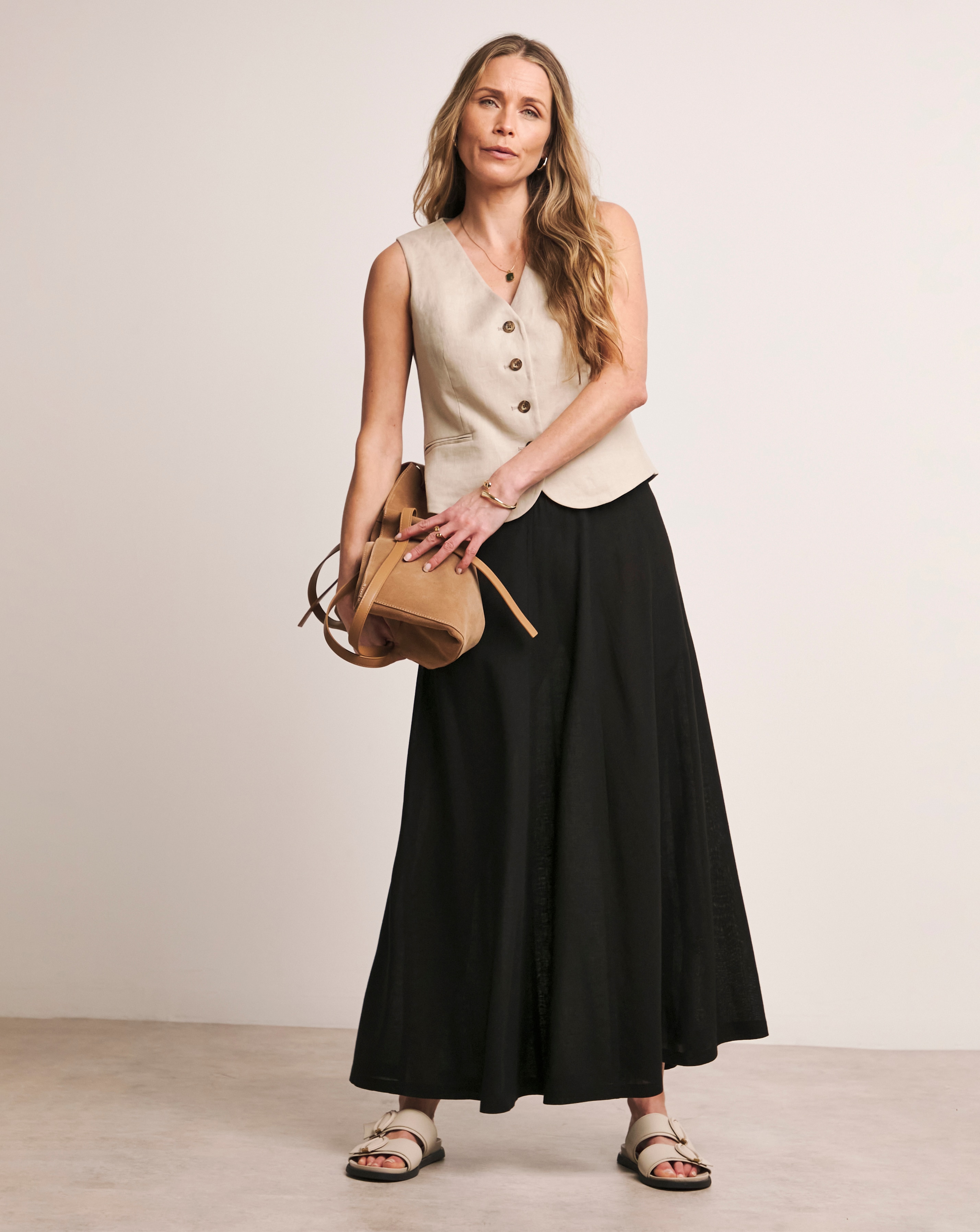 Anthology Linen Waistcoat