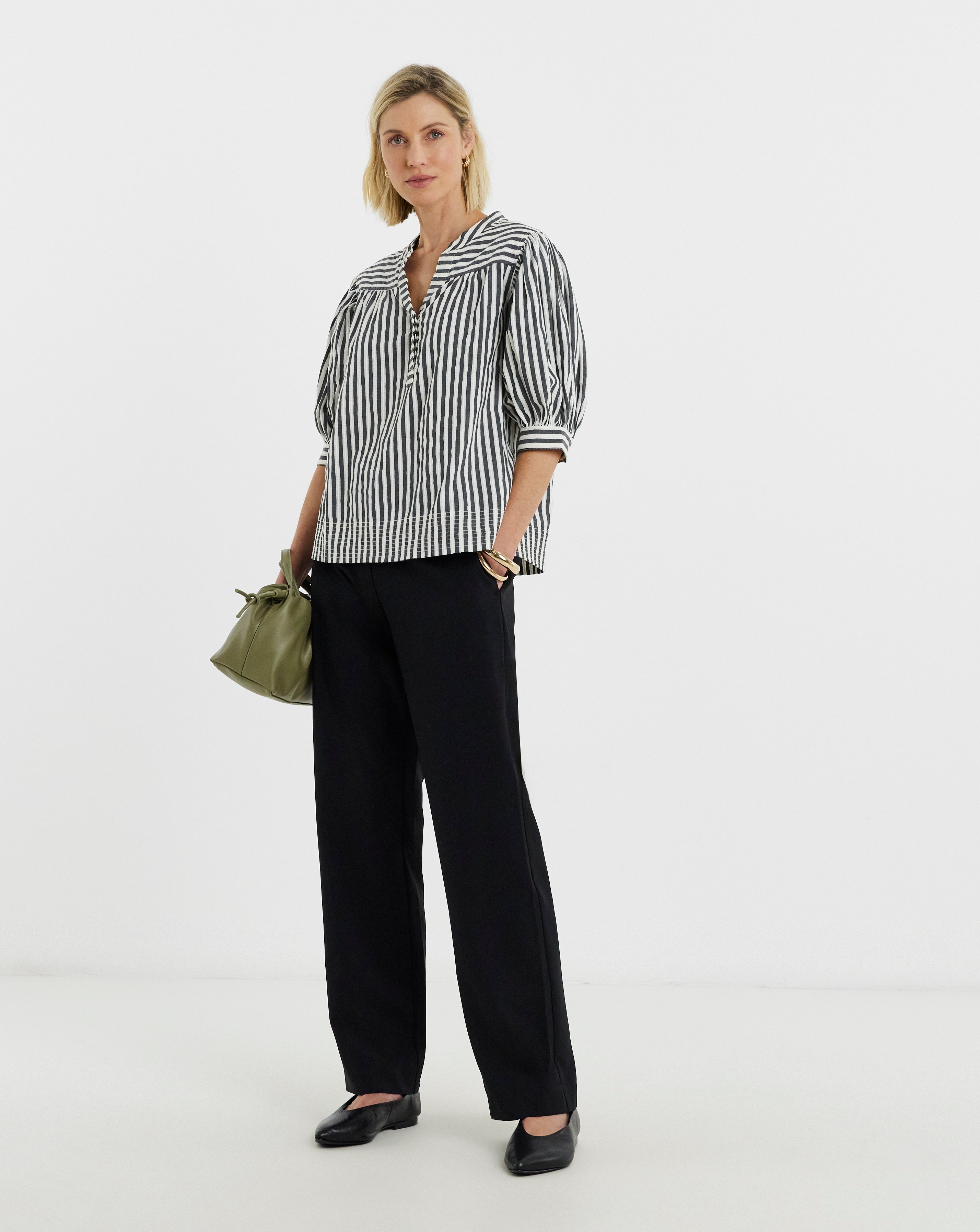 New In - Pull On Straight Leg Trouser