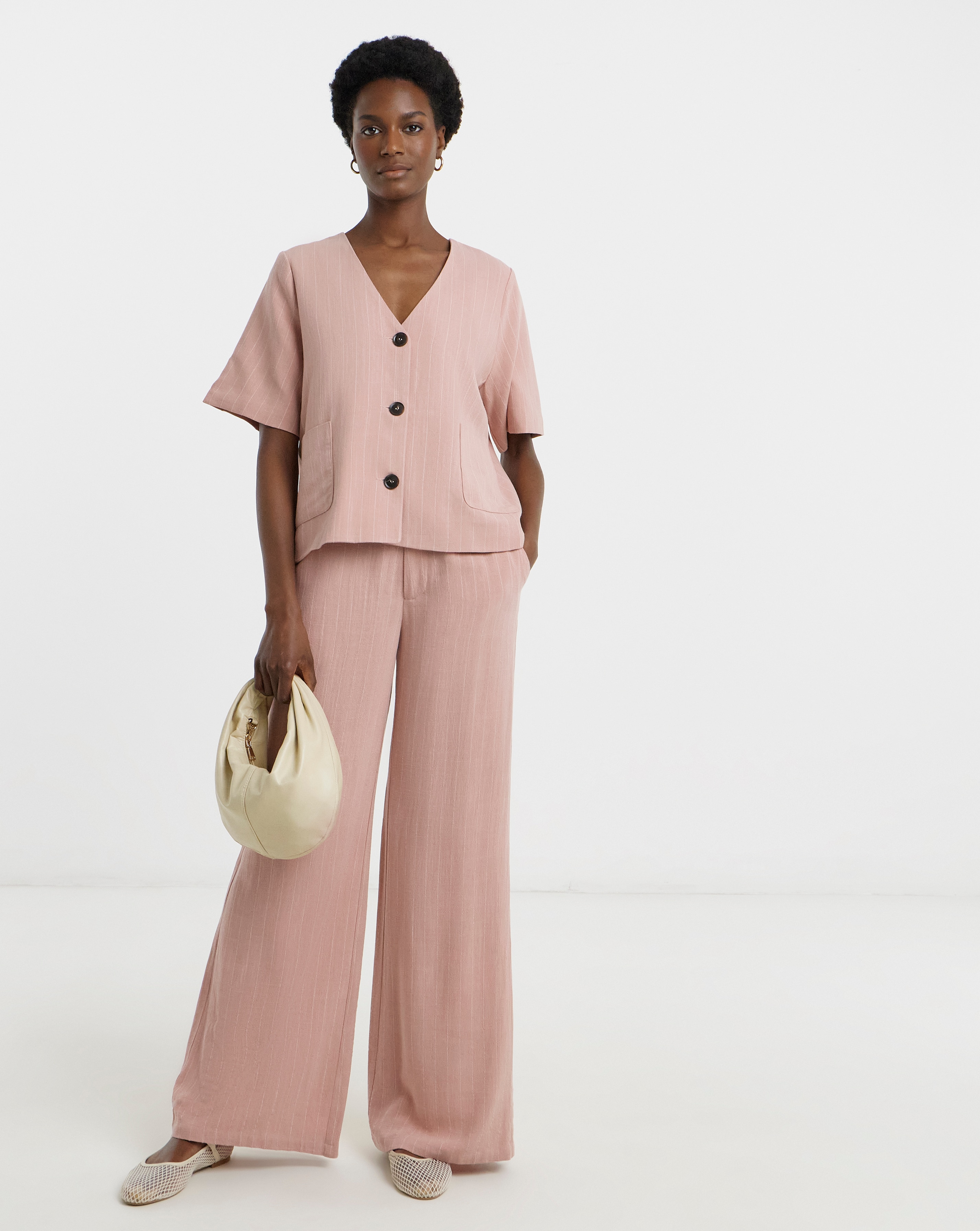 New In - LINEN MIX TROUSER