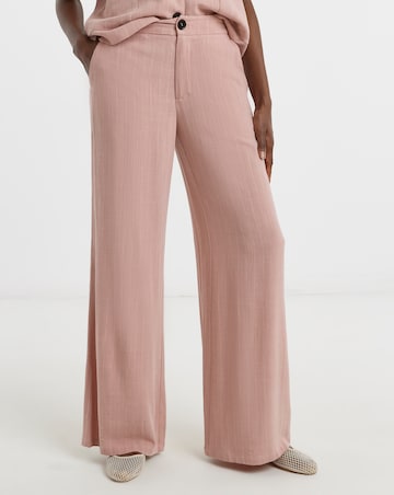 LINEN MIX TROUSER