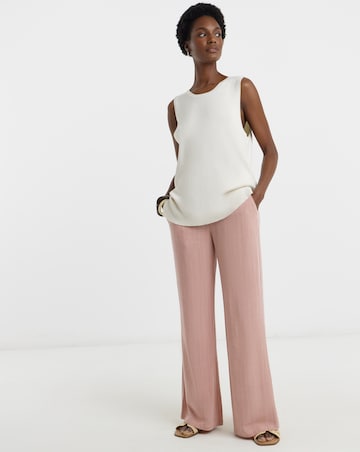 LINEN MIX TROUSER