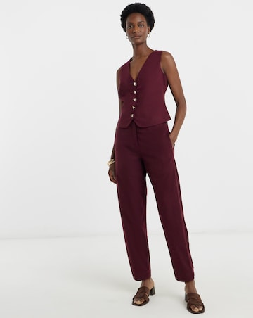 SCALLOP EDGE WAISTCOAT