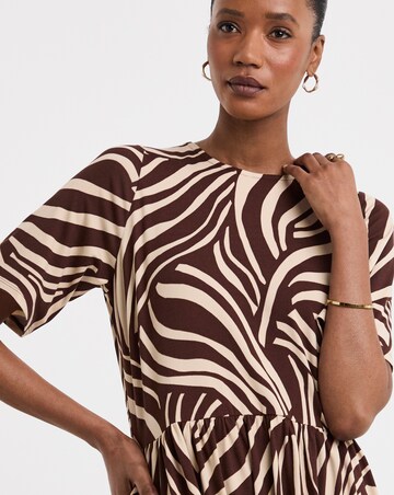 Soft Touch Half Sleeve Smock Dress