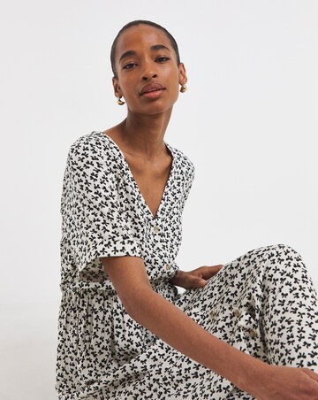 Button Through Dress