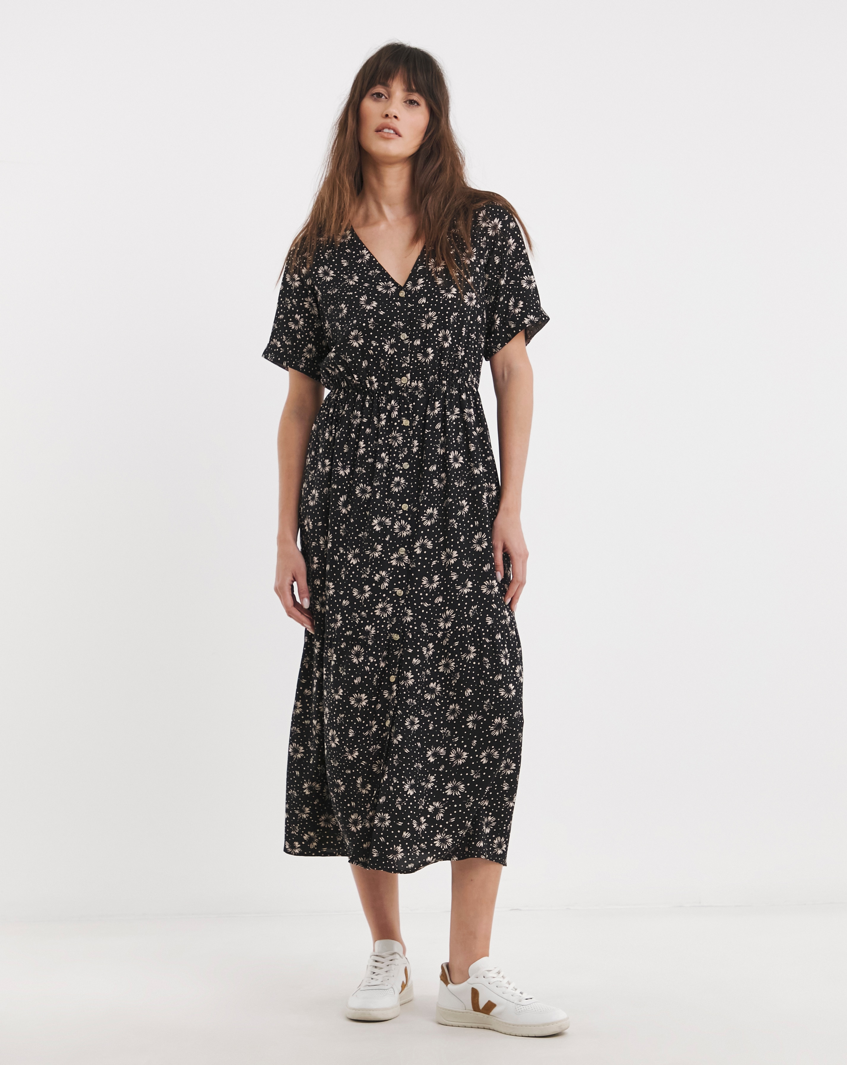 Easy Button Through Dress