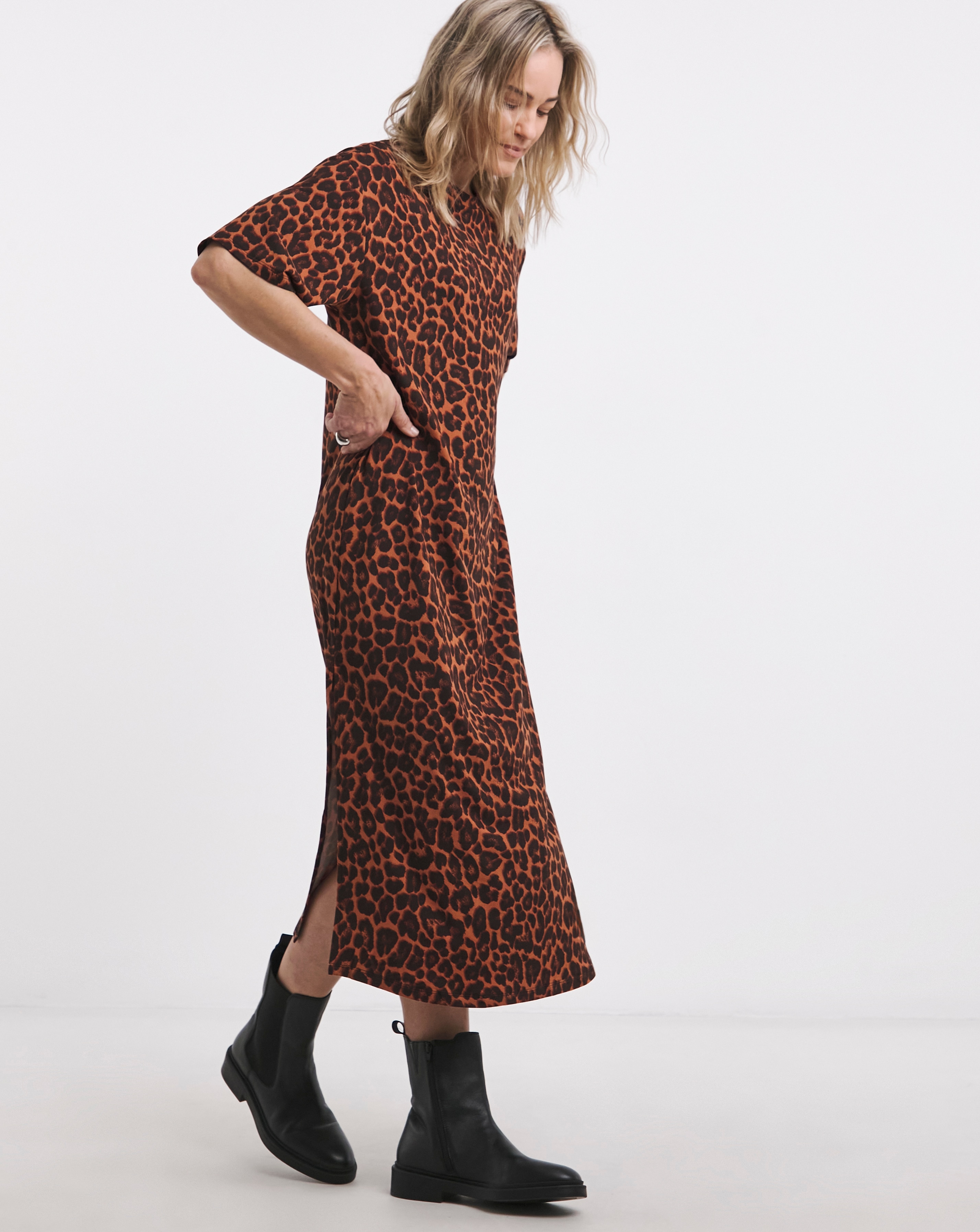 Soft Touch Midi T-shirt Dress