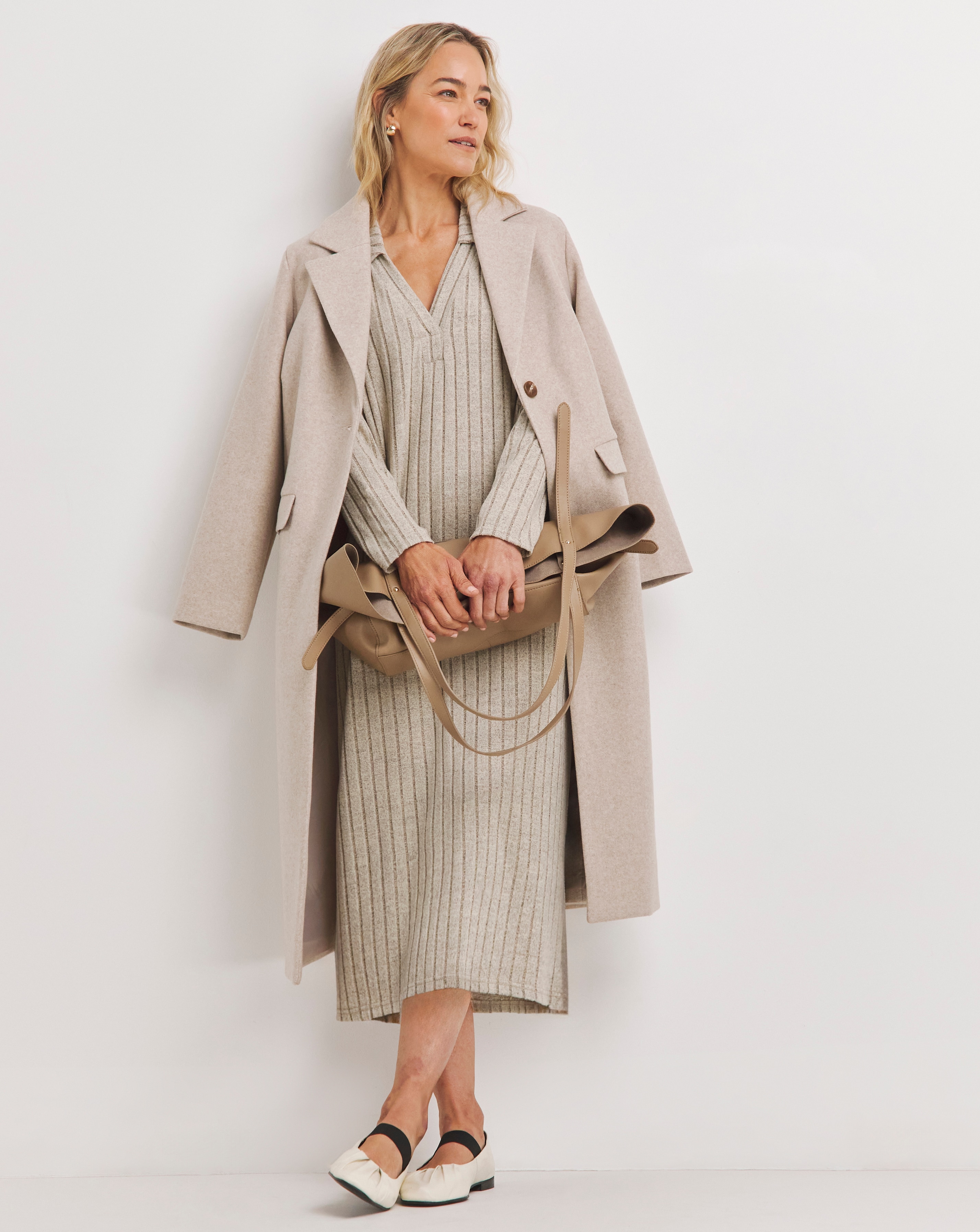 Long Sleeve Rib Dress