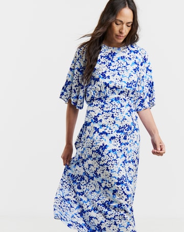 Angel Sleeve Tea Dress