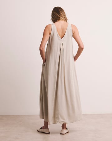 Anthology Linen Pleat Dress