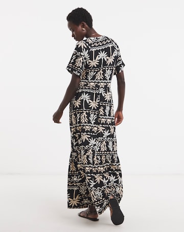 Soft Touch Notch Neck Maxi Dress