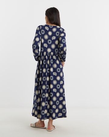 Soft Touch Half Sleeve Smock Dress