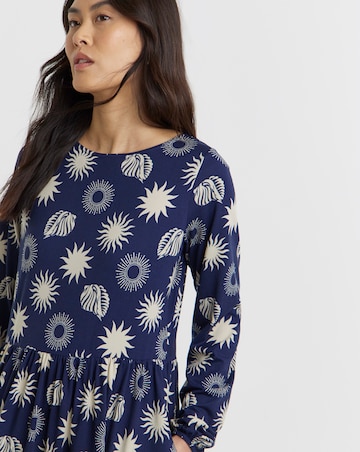 Soft Touch Half Sleeve Smock Dress