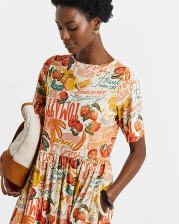 Soft Touch Half Sleeve Smock Dress