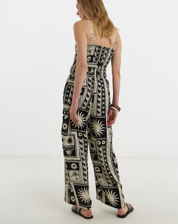 Crinkle Strapless Jumpsuit
