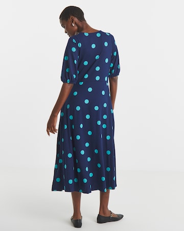 Soft Touch Half Sleeve Smock Dress